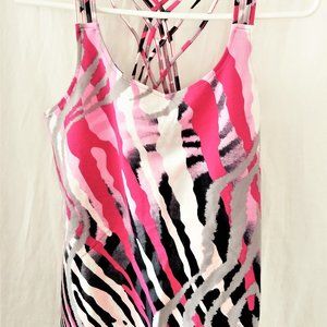 NWT Athletic Tank Top Calvin Klein S M L PF2T2802 Lined Pink DISCOUNT SHIPPING!!